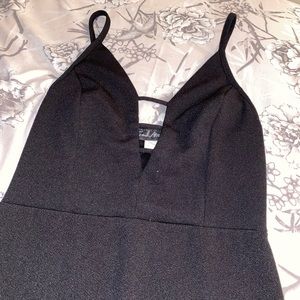 Mini black dress